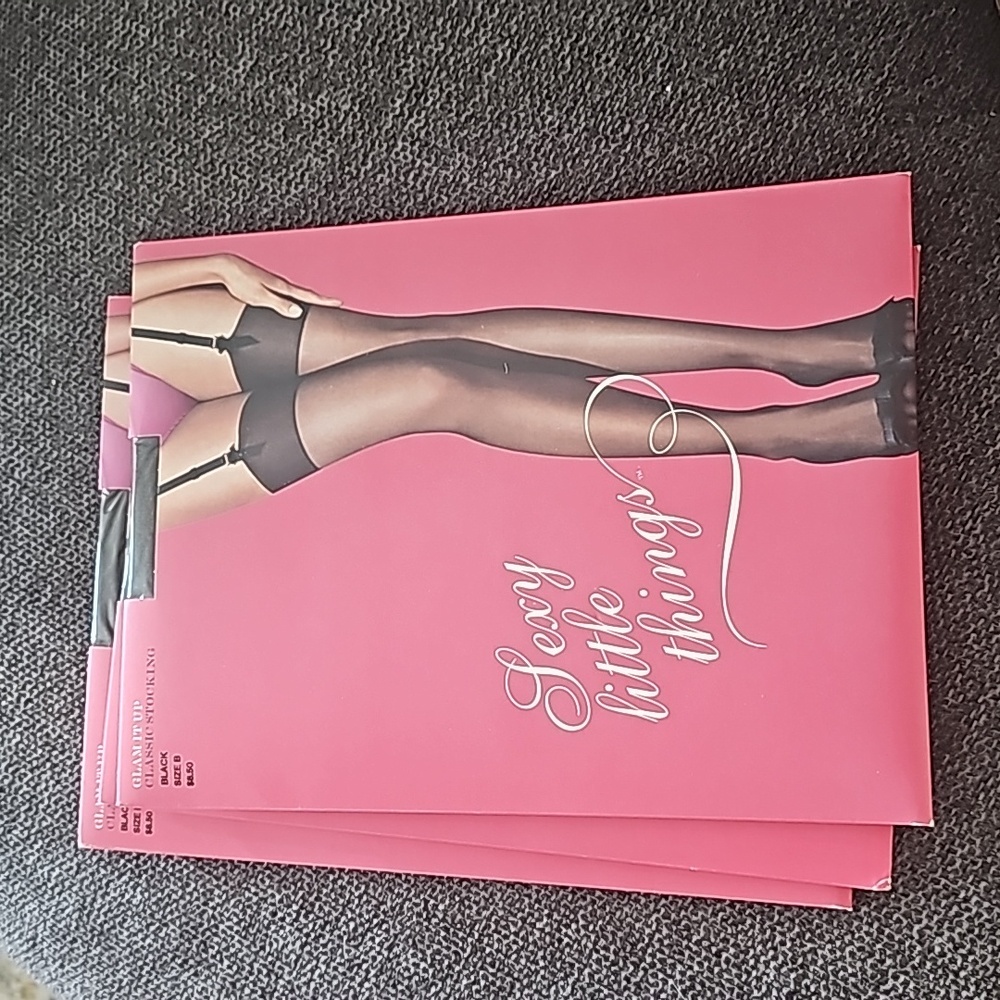 Victoria's Secret Glam it up Classic Stockings pantyhose